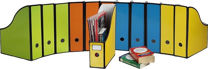 Simple Houseware 12-Pack Magazine File Holder Box, Foldable Cardboard Organizer by SimpleHouseware