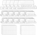 hupos File Folder Tabs, 100+200 Sets Hanging File Folder Tabs by QUEENTI