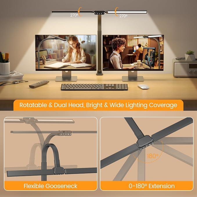 SIBRILLE Upgraded Desk Lamp for Home Office - Image 2