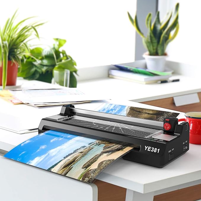 Laminator Machine for A3/A4/A6, YE381 13inch Thermal & Cold Laminating Machine - Image 7