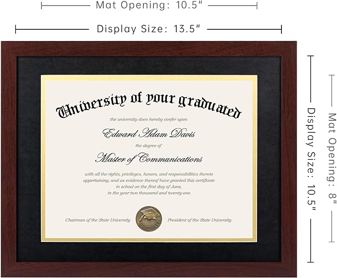 upsimples 11x14 Diploma Frame Certificate Degree Document Frame - Image 4