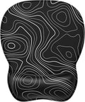 MROCO Ergonomic Mouse Pad Gel Wrist Rest, 9.4 x 8.1 in, Gel Wrist Comfort by MROCO