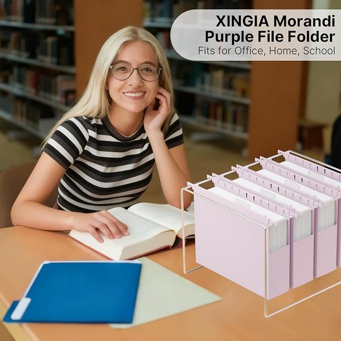 XINGIA Letter Size Hanging File Folders - Image 7