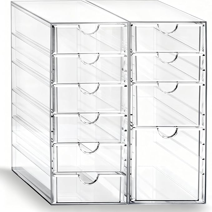 Prsildan Hair Accessories Organizer Acrylic Drawer by Prsildan