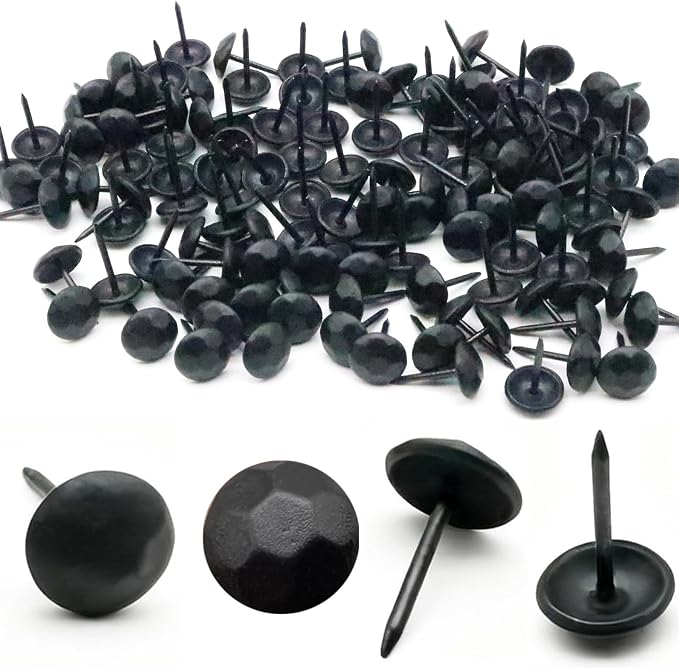 110pcs Upholstery Tacks for Furniture, Metal Upholstery Nails Decorative Thumb by QYIMLI