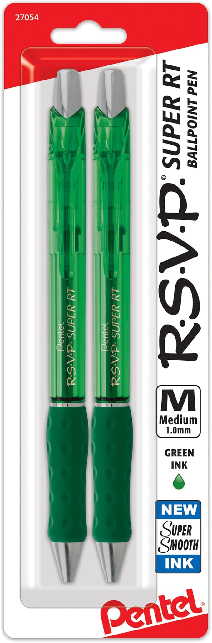 Pentel RSVP Super RT Ballpoint Pen, Medium Line by PentelofAmerica