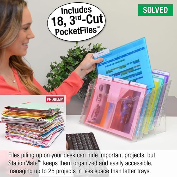 Ultimate Office StationMate Desktop Organizer. Complete Project Manager and - Image 2