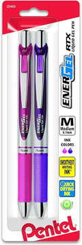 Pentel EnerGel RTX Retractable Liquid Gel Pen, Medium Line, Metal Tip by PentelofAmerica