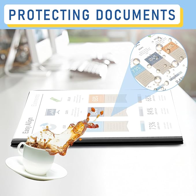 15 Pack Report Covers with 3-Prong Fasteners, Presentation Folders - Image 4