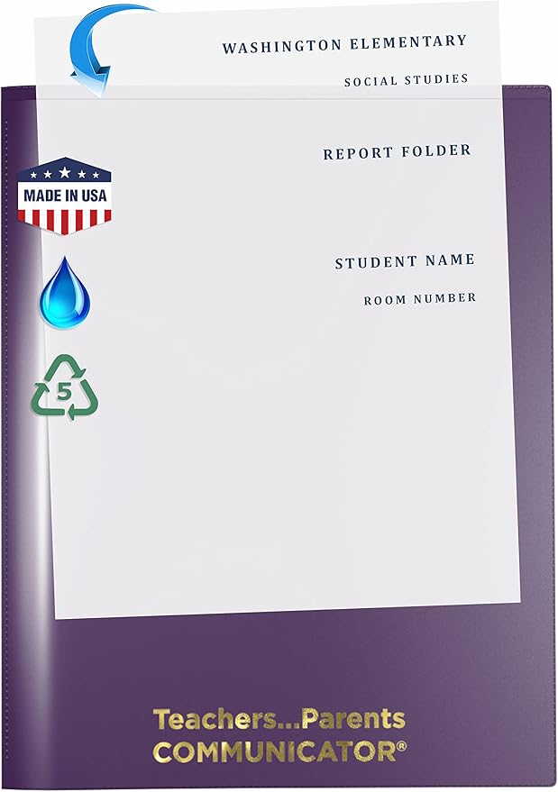Nicky's Folder® English Communicator, Parent-Teacher Folder, Patented - Image 2