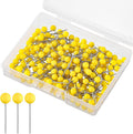 XIHIRCD 200pcs Map Push Pins, Map Tacks Round Head Pins Small Thumb Tacks by XIHIRCD