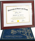 Wooden College Diploma Frame 8.5 x 11 by SmartandProud