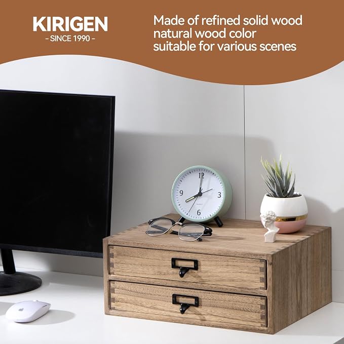 KIRIGEN Wooden Desk Organizer - Image 7