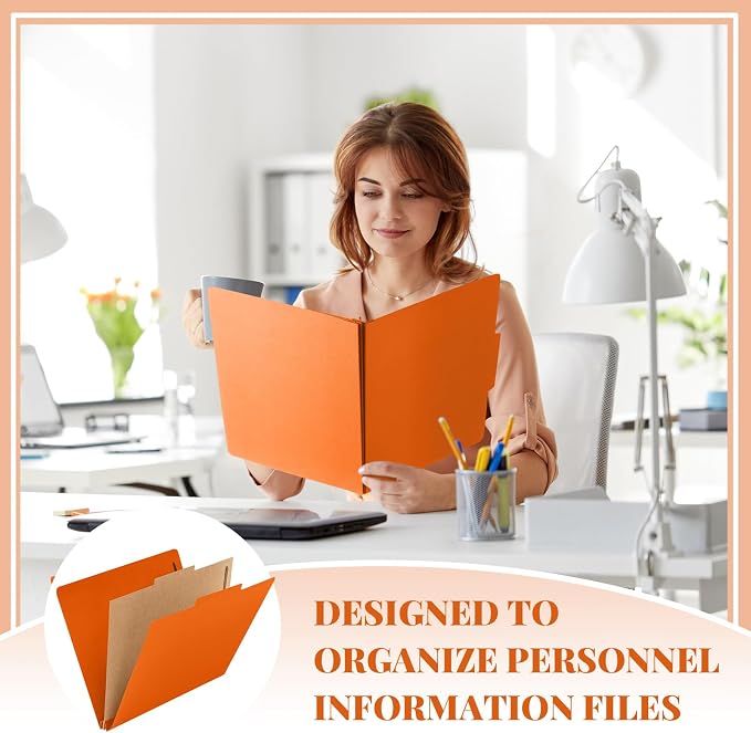 Skyygemm 12 Pcs Classification Folders 3 Pocket Dividers Letter Size Employee - Image 5