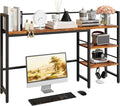 HavenlyYouth Desk Shelf, 45.4 Inch Wood Desk Organizer Shelf by HAVENLYYOUTH