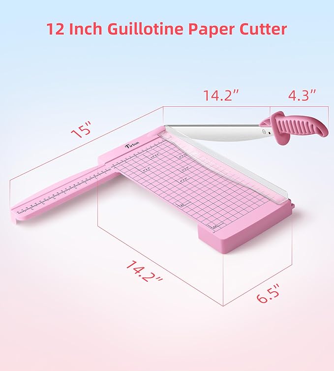 Firbon 12" Guillotine Paper Cutter - Image 6