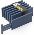 SpaceAid Bamboo Dresser Drawer Dividers 6 Pack, 4.65“ High Adjustable 12.5“-17” by SpaceAid