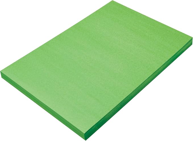 Prang Construction Paper, Bright Green, 100 Sheets by Prang