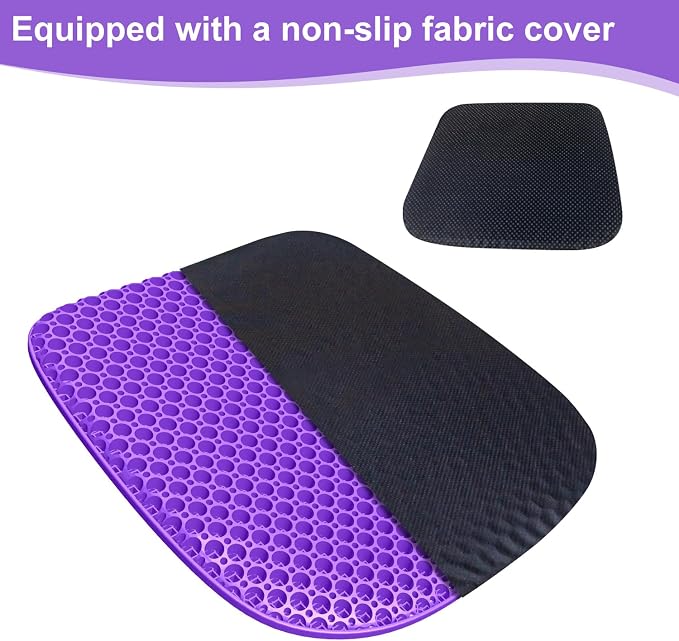 Large Gel Seat Cushion for Long Sitting - Image 4