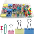 250 PCS Colored Office Clips Set by GUTE
