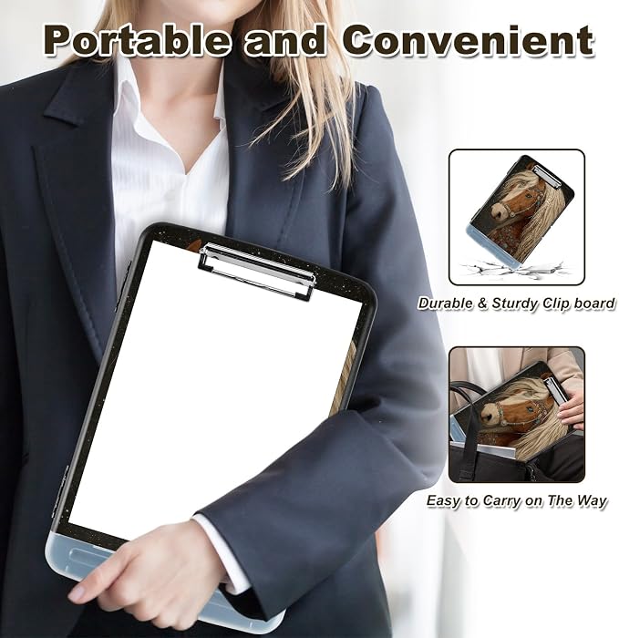 Clipboard with Storage, Nursing Clip Board 8.5 x 11 Storage Organization Box - Image 3