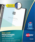 Avery Clear Heavyweight Sheet Protectors, Easy Load, 200 Document Protectors by Avery