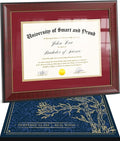 Wooden College Diploma Frame 8.5 x 11 by SmartandProud