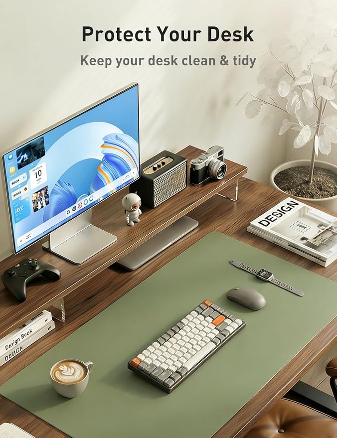 Aothia Faux Leather Desk Mat - Image 9