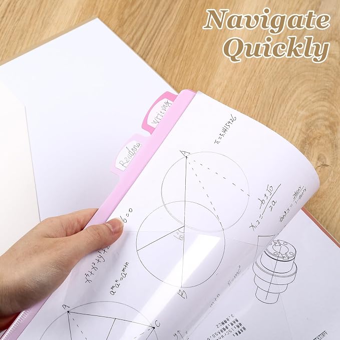 Epakh 12 Pcs Binder Dividers for 3 Rings Binders Index Dividers - Image 6