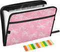 Pink Bows Accordion File Organizer Expanding Document Folder by Unknown