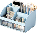 COMFYROOM Desk Organizer with 6 Compartments and 2 Drawers, Plastic Makeup by COMFYROOM