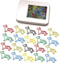 50 Pcs Dachshund Dog Paper Clips – Dachshund Office Supplies, Desk Accessories by NELJIBEHU