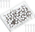 200 PCS White Push Pins, Small Round Head Map Push Pins by Unknown