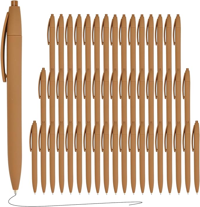 50 Pack Black Ink Pens by HZDIYAKE