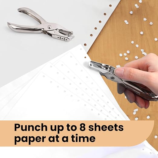 17 Pcs 1/8 Inches Hole Punch Circle Shaped Hole Puncher Single Hole Paper Punch - Image 4