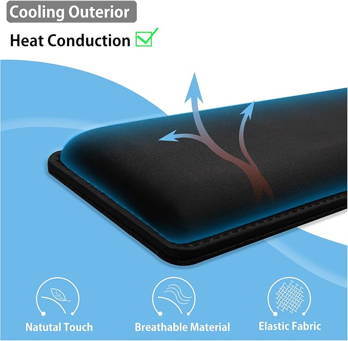 Faluber Cooling Gel Wrist Rest, 17.3-inch Length - Image 5