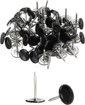Black Heavy Duty Thumb Tacks, Extra Long Push Pins by lengedhope