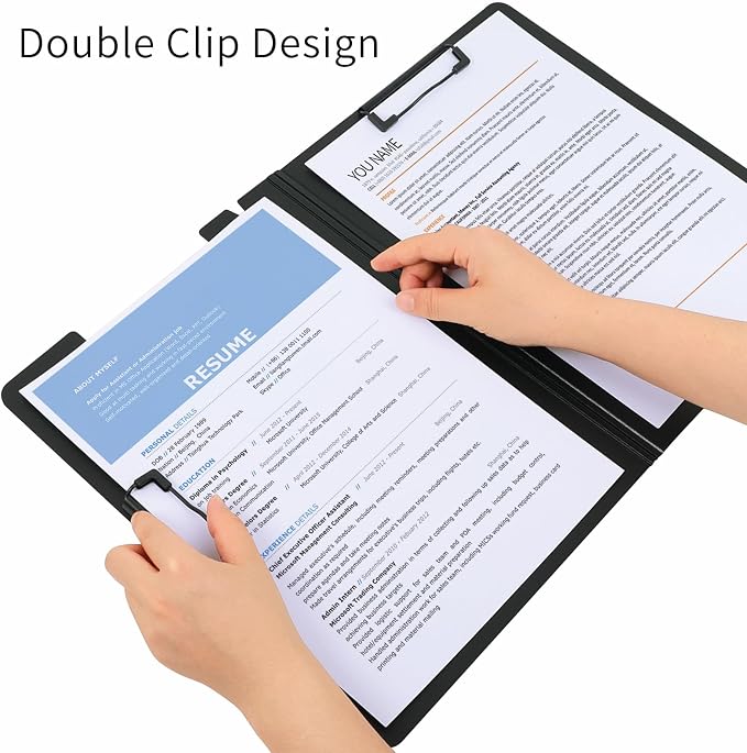 A4 Clipboard, 10 Pack Foldable Clipboards - Image 5