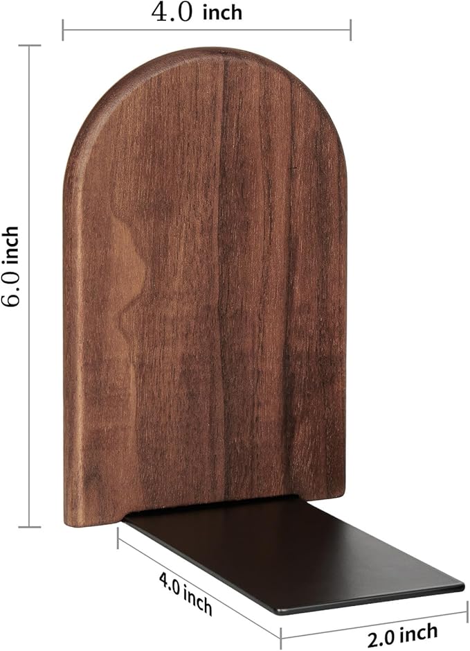 Book Ends, Bookends Wood Book Ends Universal Economy Bookend - Image 5