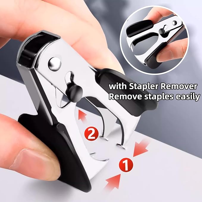 Long Reach Stapler, with 2000 Staples & Stapler Remover Full Strip，20-25 Sheet - Image 8