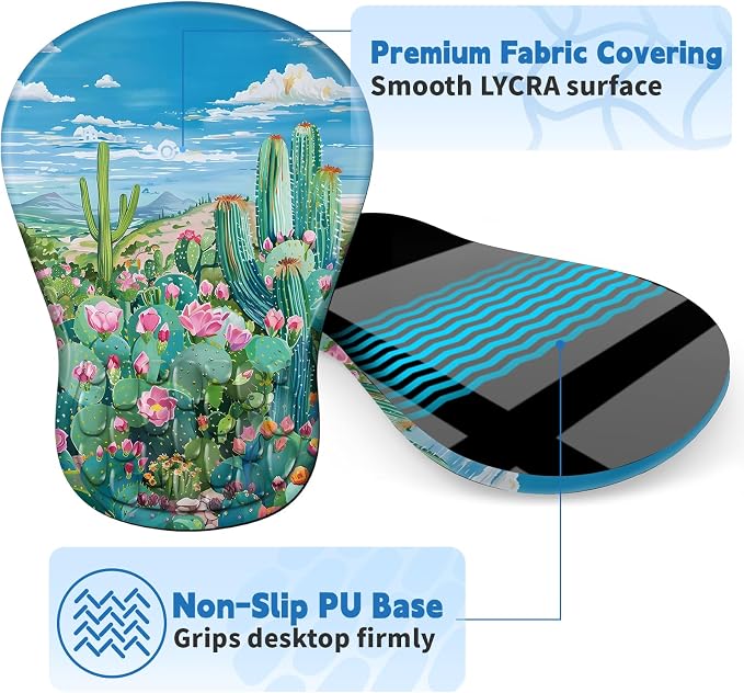 YIWEI Ergonomic Mouse Pad with Wrist Rest - Image 5