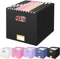 BALEINE File Organizer Box, Cardboard File Folder Organizer by BALEINE