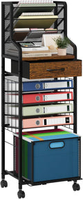 SWTYMIKI 10-Tier Rolling File Cart by SwtyMiki-TidyHomeSweetLife