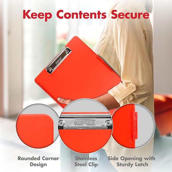 Dexas Slimcase 2 Plastic Clipboard - Image 4