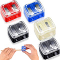 Chuangdi 5 Pack Makeup Pencil Sharpener, Dual Hole Cosmetic Pencil Sharpener by Chuangdi