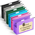 Ansook Legal Size Hanging File Folders Extra Capacity, Expandable 4" Legal Size by Ansook