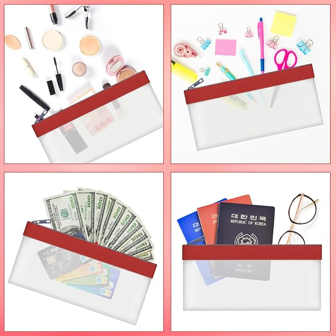 Clear Money Envelopes for Cash 7.6"x3.7" | Money Bags - Image 6