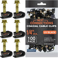 BEST CONNECTIONS Coaxial Cable Clips by BESTCONNECTIONS