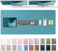 YSAGi Leather Desk Pad Protector, Office Desk Mat, Large Mouse Pad, Non-Slip PU by YSAGi