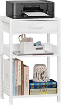 Lerliuo White Printer Stand by Lerliuo
